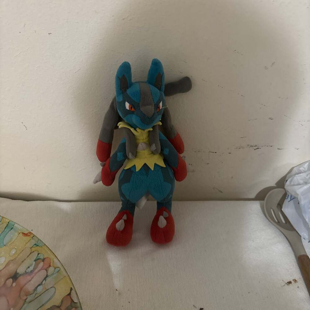 Pokemon Center 2014 Mega Lucario Poke Plush 11"